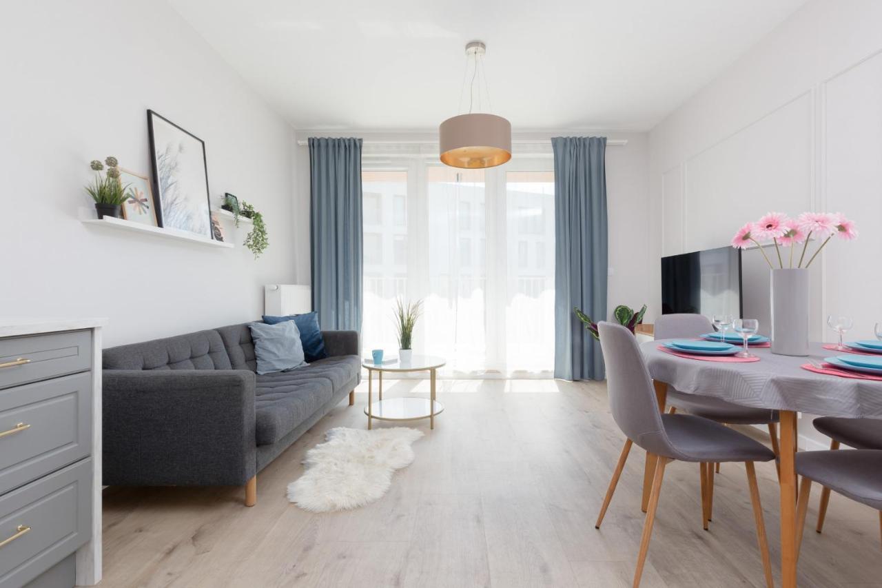 Modern Apartment With Balcony Warsaw Mokotow Aignera By Noclegi Renters Ngoại thất bức ảnh